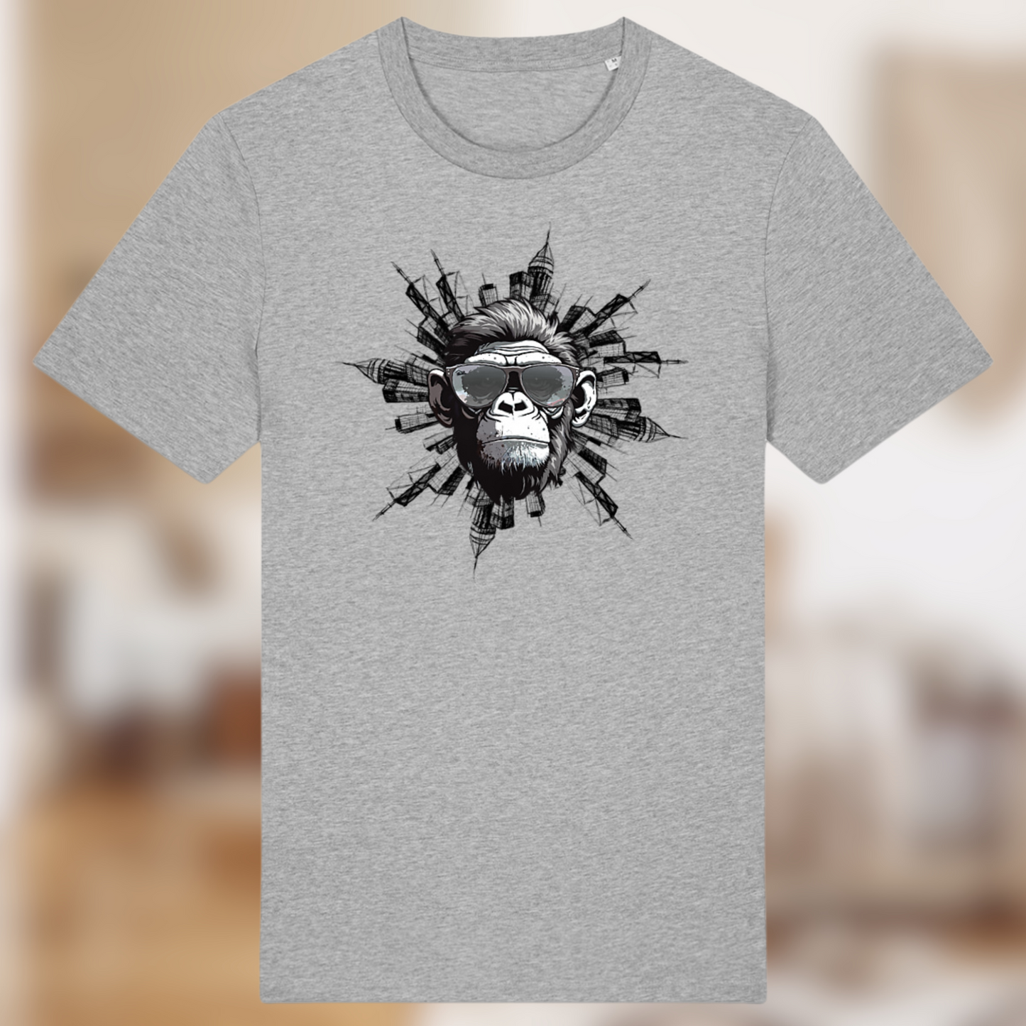 T-shirt bio “KONG” – Style urbain & regard dominant 🦍🏙️