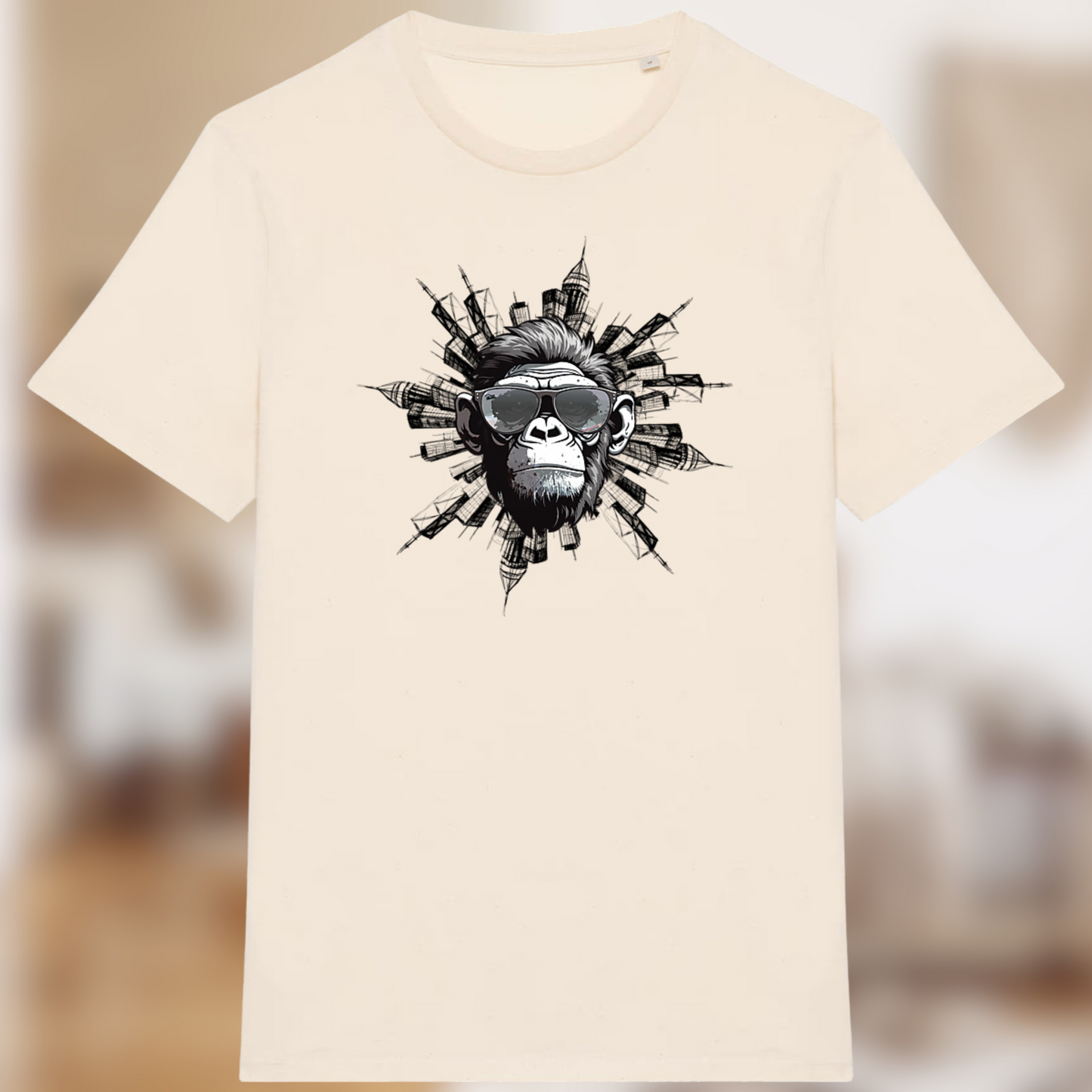 T-shirt bio “KONG” – Style urbain & regard dominant 🦍🏙️