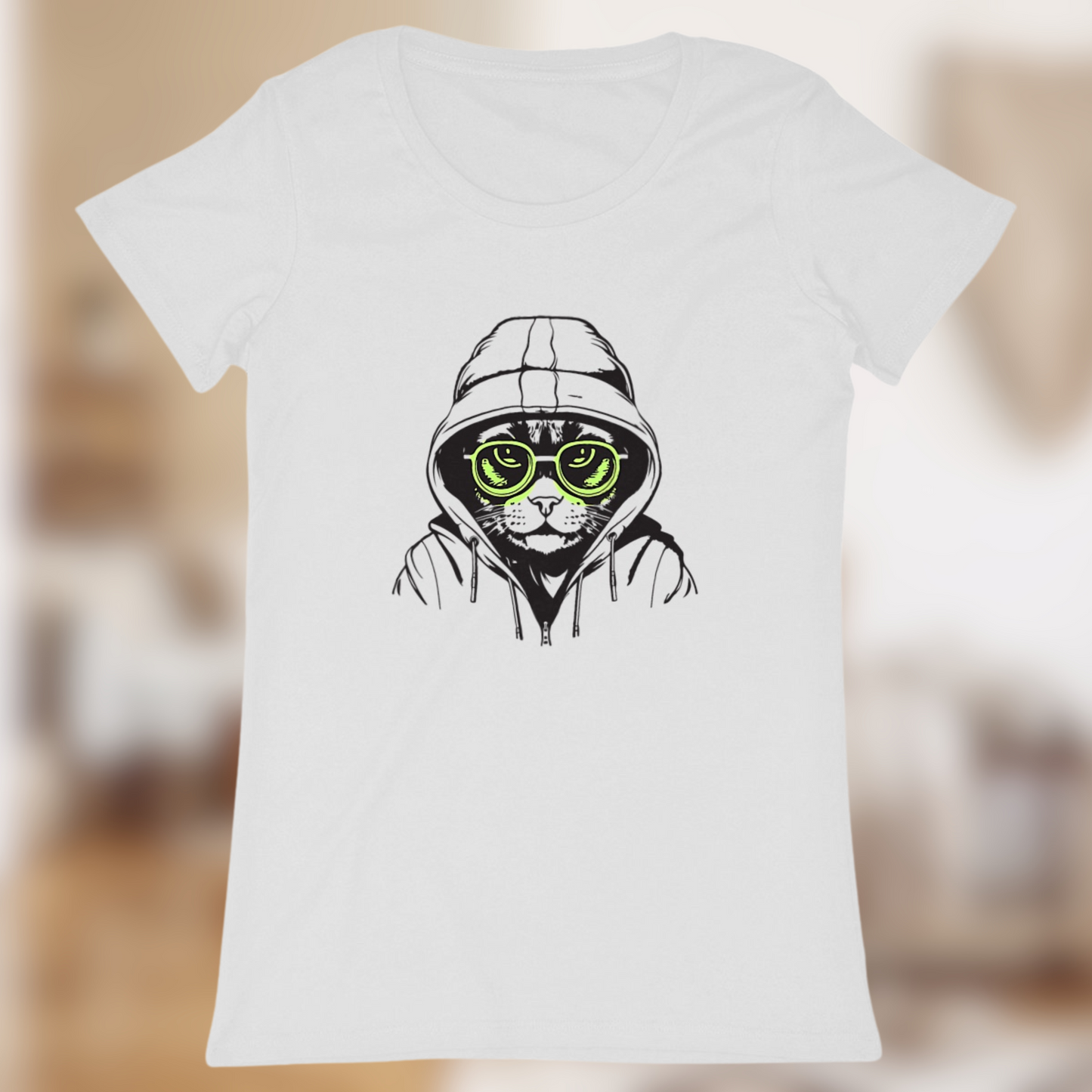 T-shirt “Cat” – L’élégance féline en mode streetwear🐱🕶️