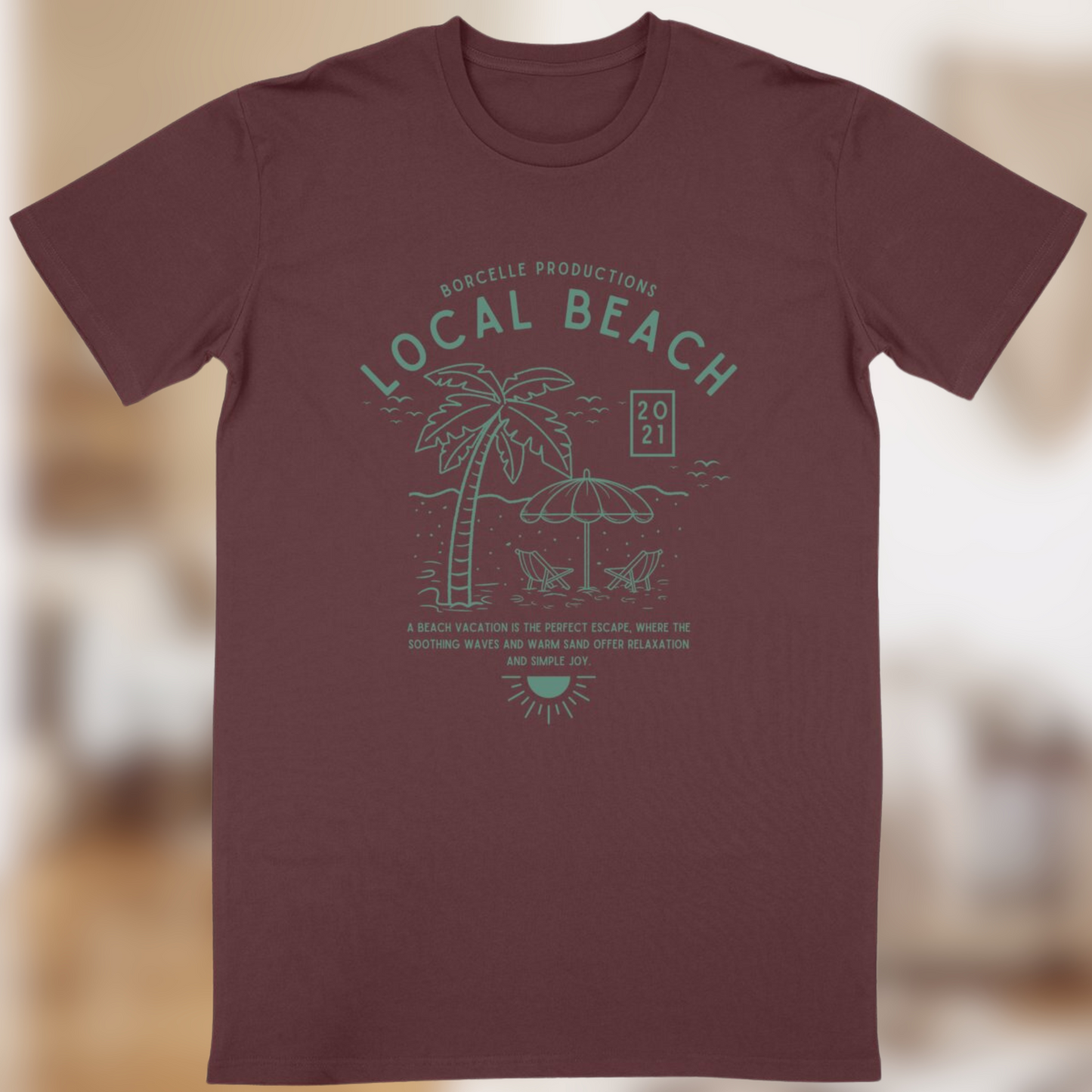 T-shirt “Local Beach” – Évasion stylée, esprit chill🌴🌊