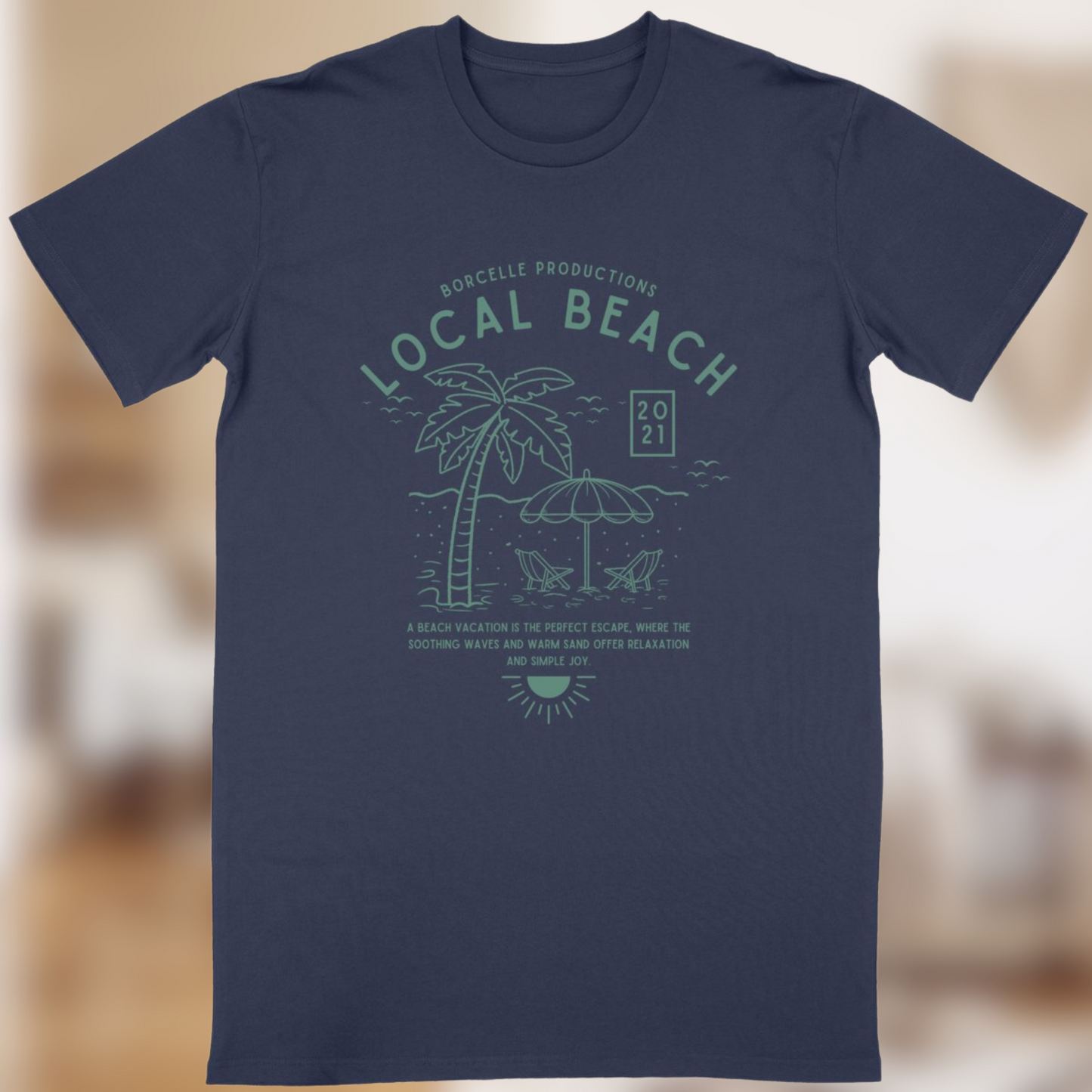 T-shirt “Local Beach” – Évasion stylée, esprit chill🌴🌊