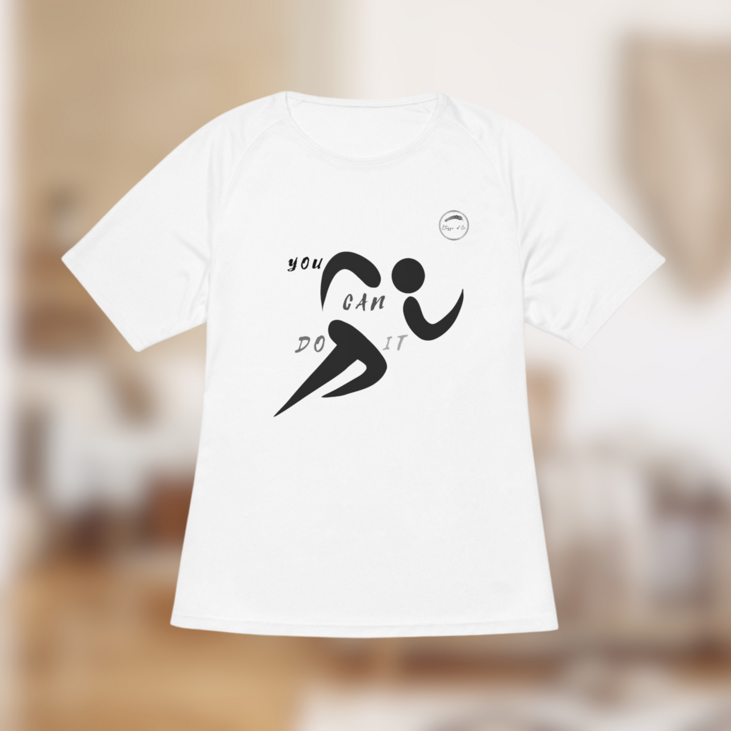 T-shirt de sport “You Can Do It” – Motive-toi à chaque foulée🏃♀️🔥