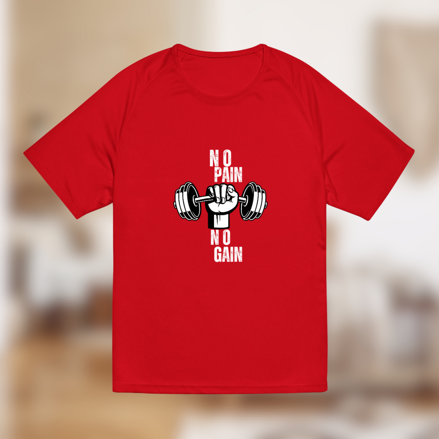 T-shirt “No Pain No Gain” – Pour ceux qui ce lèvent, transpirent, avancent 💪🔥