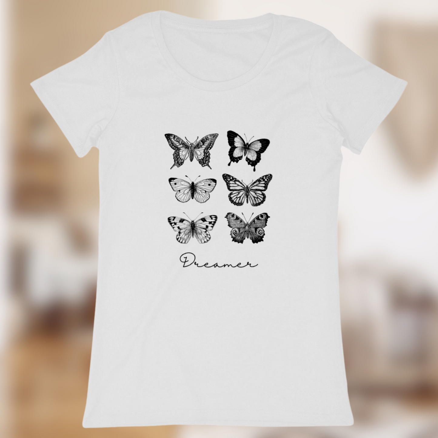 T-shirt Femme "Dream" – Légèreté onirique, esprit libre🦋🌙