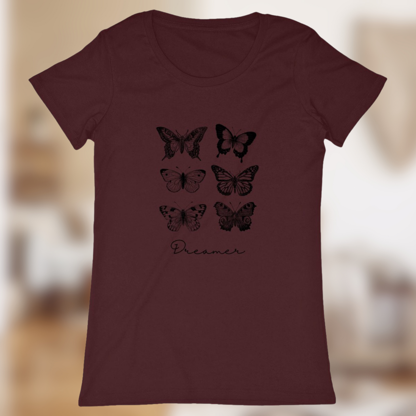 T-shirt Femme "Dream" – Légèreté onirique, esprit libre🦋🌙