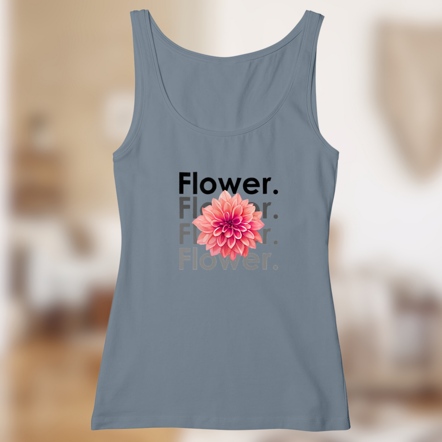 Débardeur Femme "Flower" – Douceur florale, coupe féminine🌺