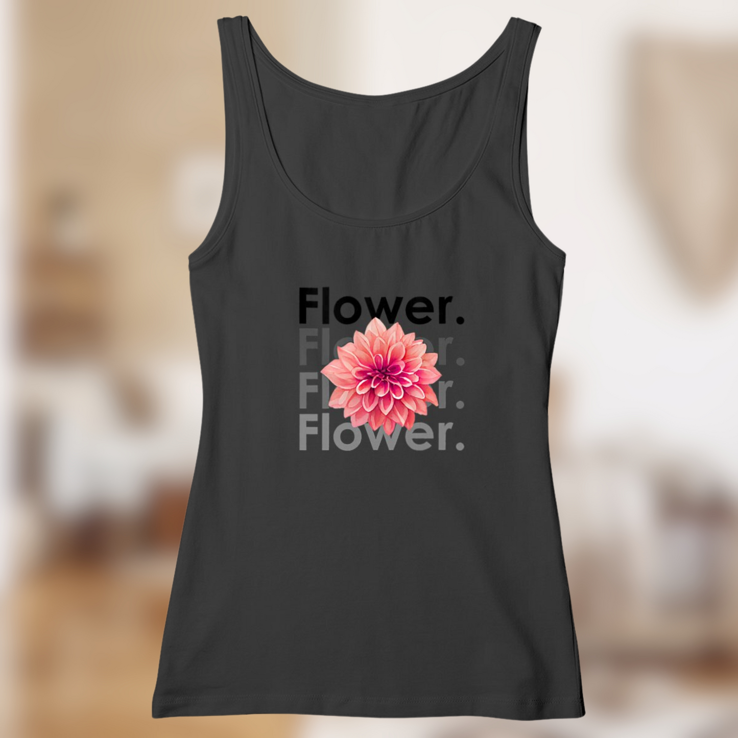 Débardeur Femme "Flower" – Douceur florale, coupe féminine🌺