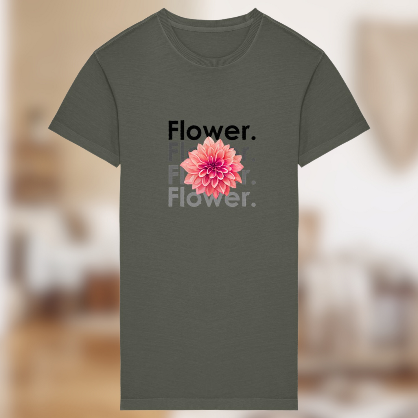 Robe T-shirt Femme “Flower” – Style urbain, esprit floral🌸