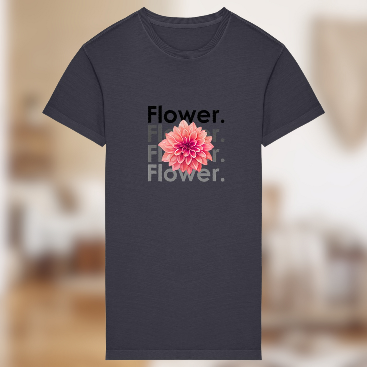 Robe T-shirt Femme “Flower” – Style urbain, esprit floral🌸