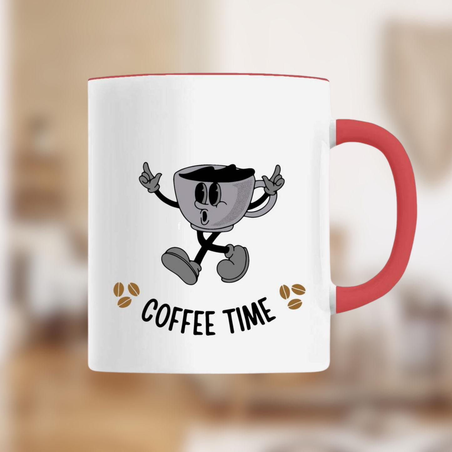 Mug céramique “Coffee Time” – Ton allié matinal stylé⚡☕