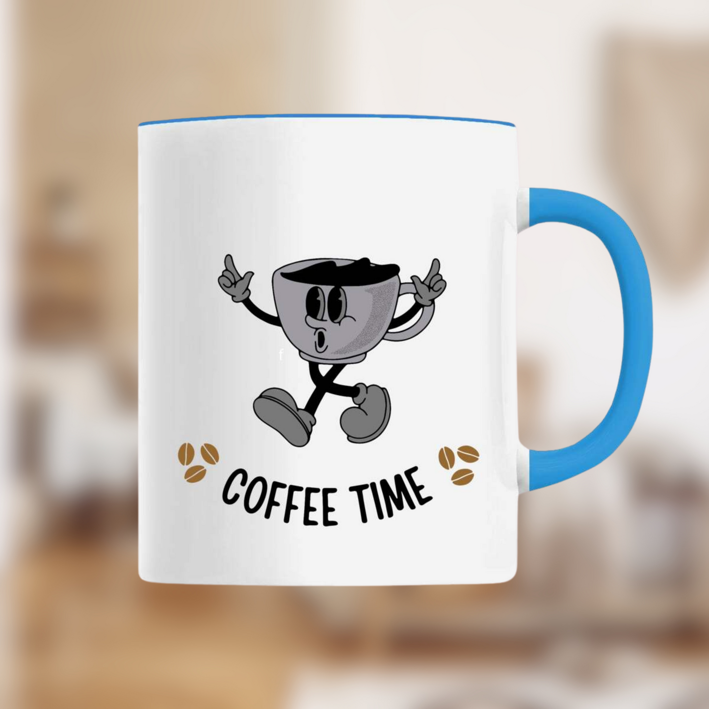 Mug céramique “Coffee Time” – Ton allié matinal stylé⚡☕