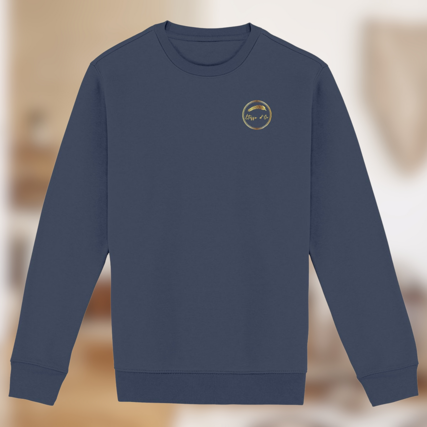 Sweat-shirt Étoffe d’Or – Élégance sombre, message doré🖤🌾