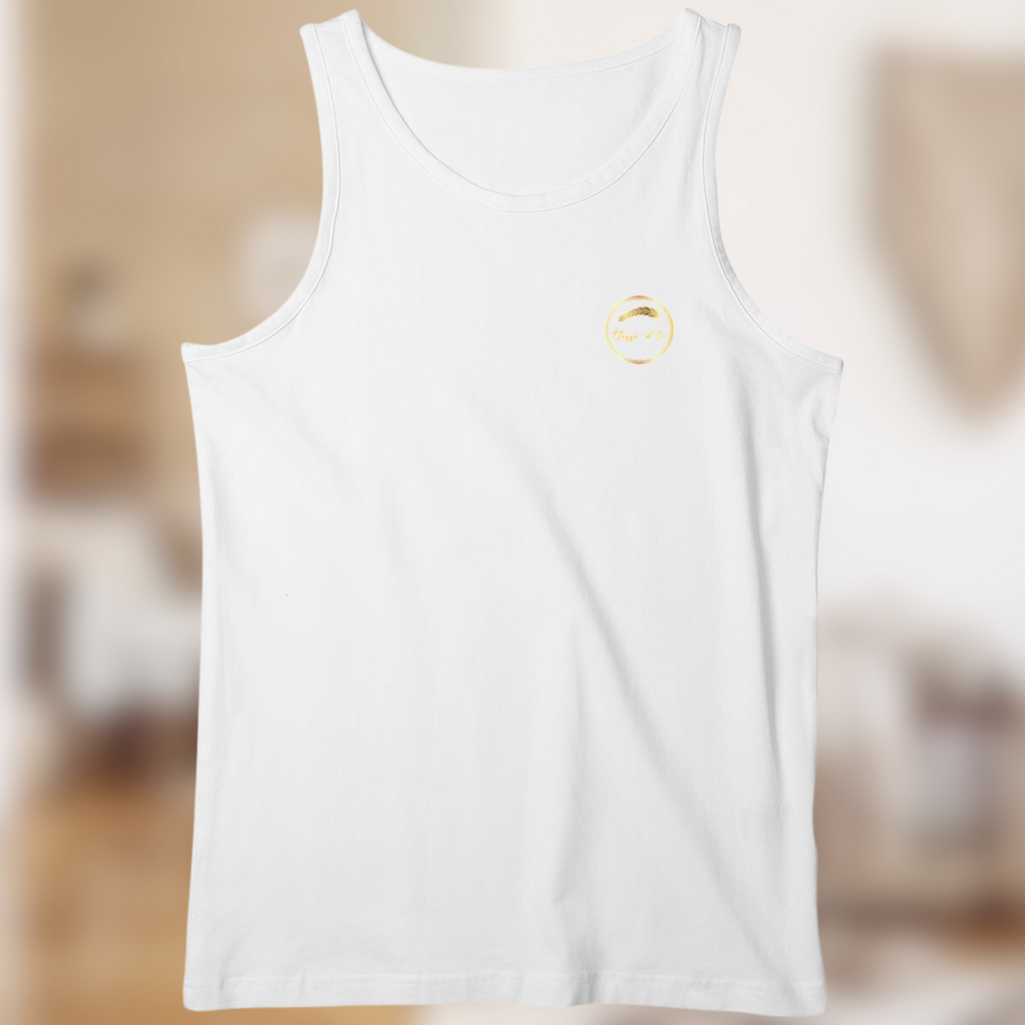 Débardeur “Étoffe d’Or” – Minimalisme ensoleillé☀️