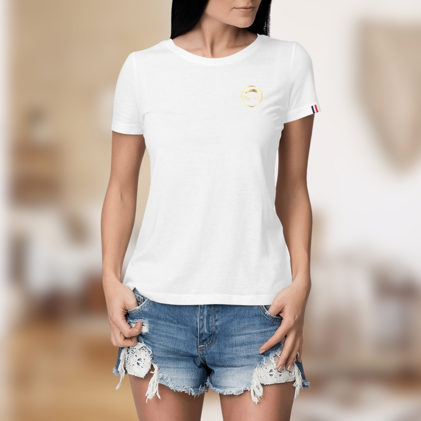 T-shirt Femme “Made in France” – Minimalisme français, classe naturelle✨🇫🇷