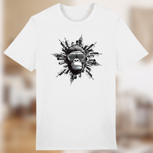 T-shirt bio “KONG” – Style urbain & regard dominant 🦍🏙️