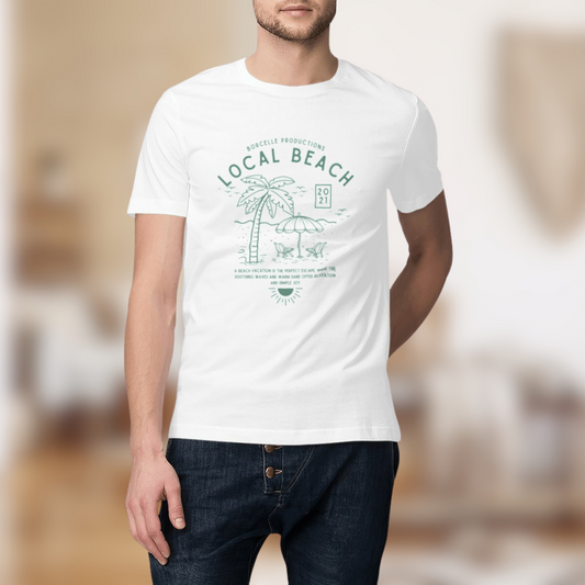 T-shirt “Local Beach” – Évasion stylée, esprit chill🌴🌊