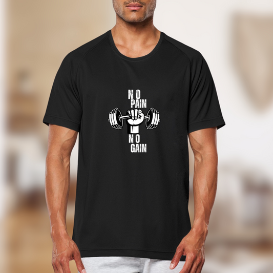 T-shirt “No Pain No Gain” – Pour ceux qui ce lèvent, transpirent, avancent 💪🔥