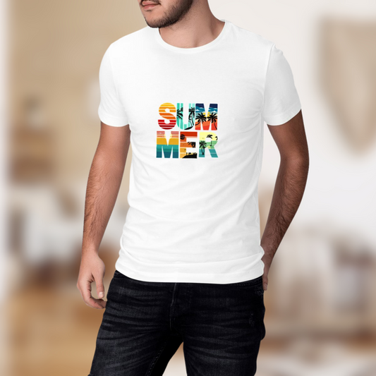 T-shirt “Summer” – L’appel des vacances🌴🌞