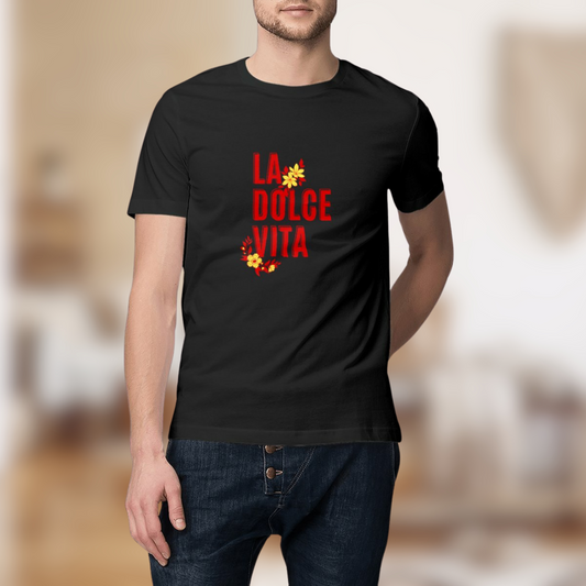 T-shirt “La Dolce Vita” – L’élégance à l’italienne🍋