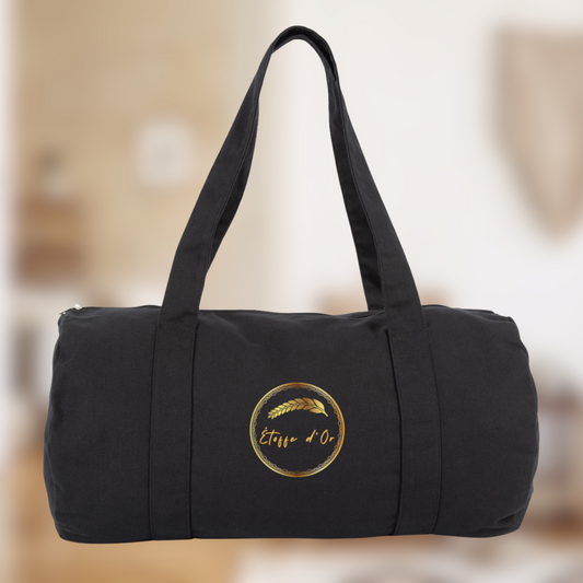 Sac Polochon "Étoffe d’Or" – Minimalisme durable✨