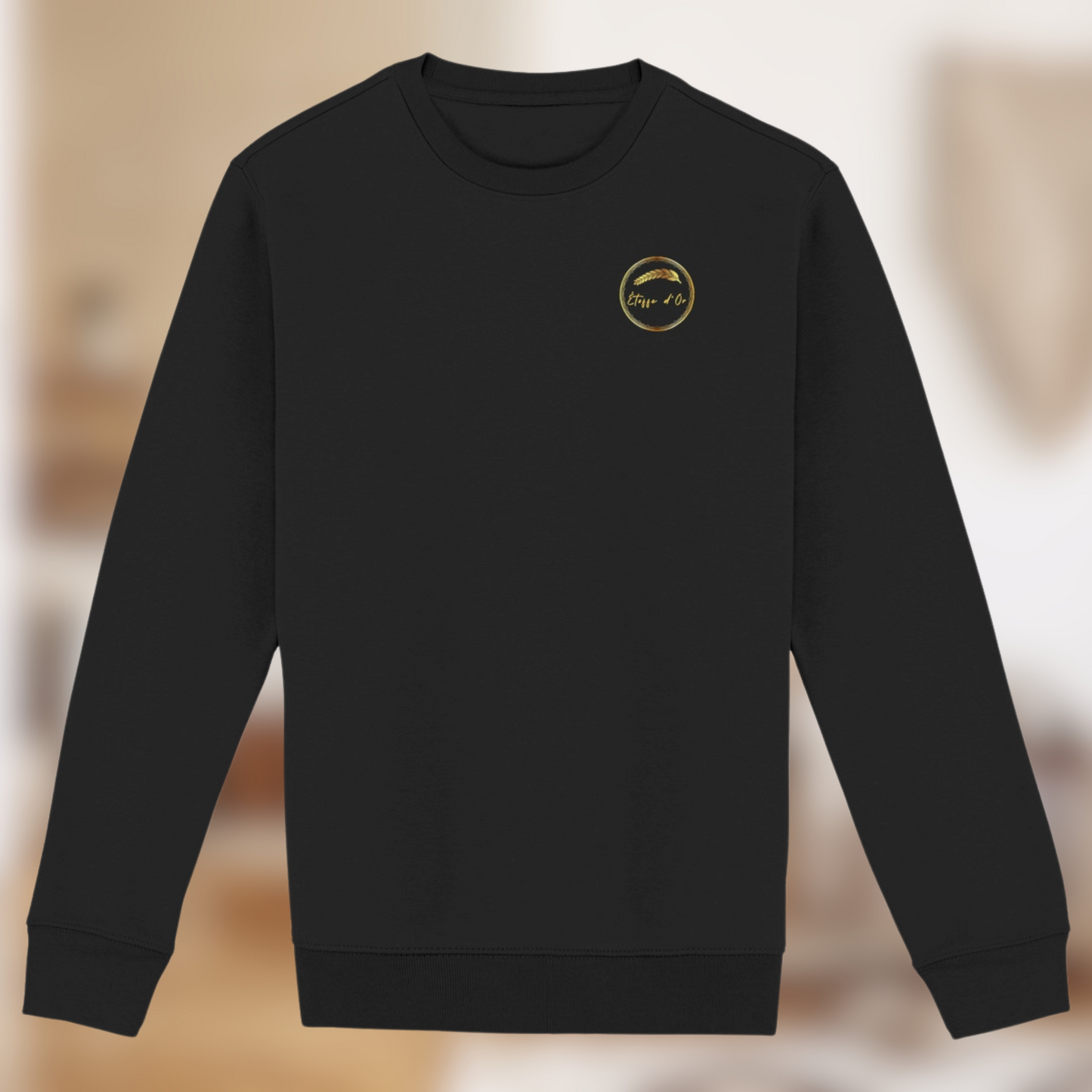 Sweat-shirt Étoffe d’Or – Élégance sombre, message doré🖤🌾