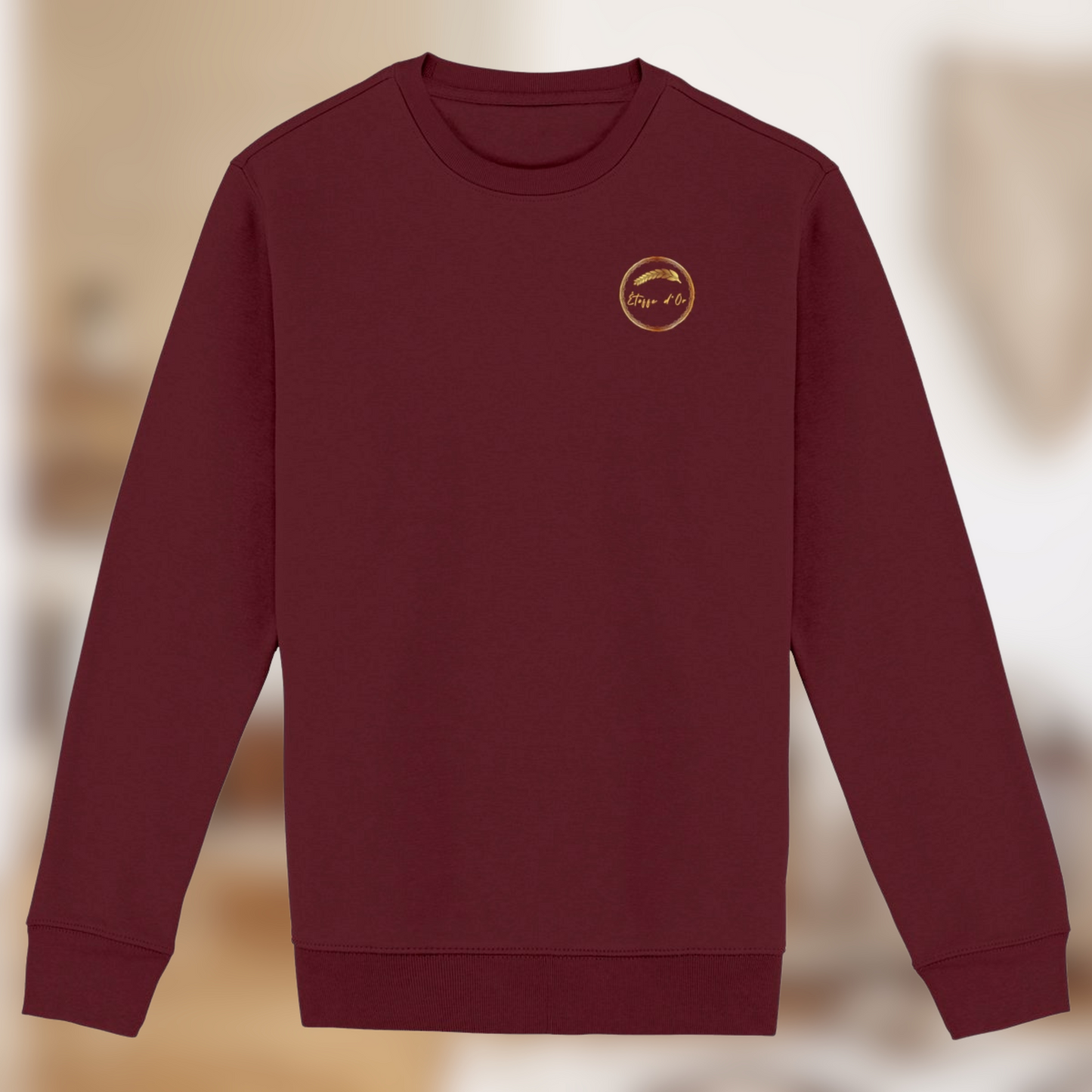 Sweat-shirt Étoffe d’Or – Élégance sombre, message doré🖤🌾