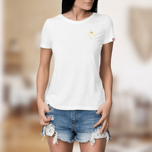 T-shirt Femme “Made in France” – Minimalisme français, classe naturelle✨🇫🇷
